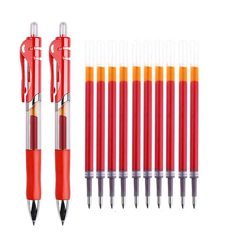 Retractable Black Red Blue Gel Ink Pens Set Retractable Black Red Blue Gel Ink Pens Set