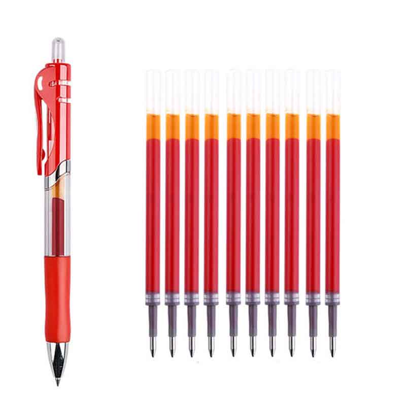 Retractable Black Red Blue Gel Ink Pens Set Retractable Black Red Blue Gel Ink Pens Set