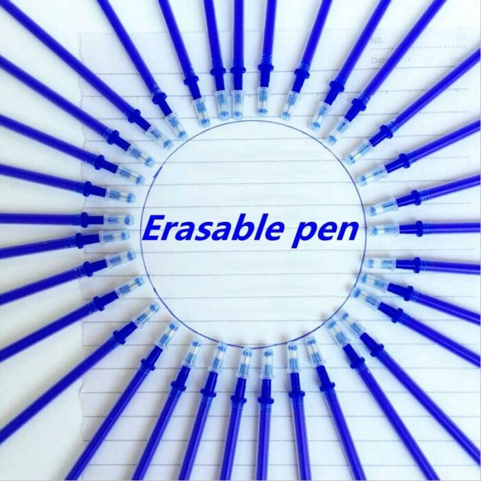 Erasable Pen Set and Erasable Refill 10 Refills & 2 Eraser Value Set School Office Supplies - Image 7