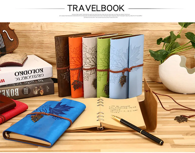 Vintage Traveler's PU Leather Notebook Vintage Traveler's PU Leather Notebook