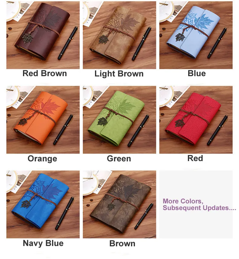 Vintage Traveler's PU Leather Notebook Vintage Traveler's PU Leather Notebook