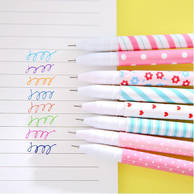 Kawaii Printed Pens 6 pcs and 10 pcs Set Kawaii Printed Pens 6 pcs and 10 pcs Set