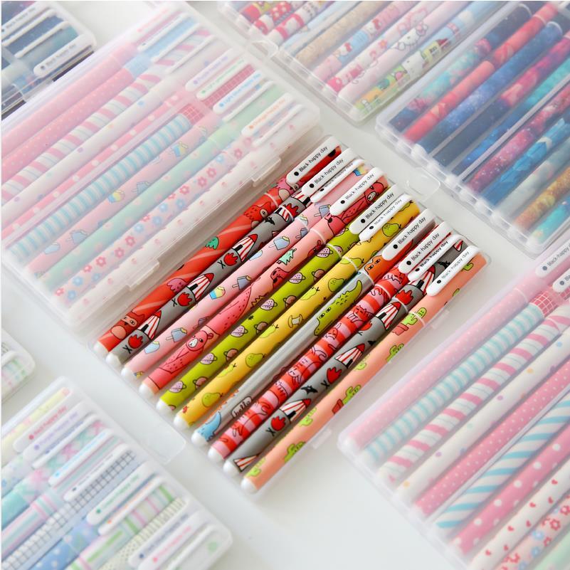 Kawaii Printed Pens 6 pcs and 10 pcs Set Kawaii Printed Pens 6 pcs and 10 pcs Set