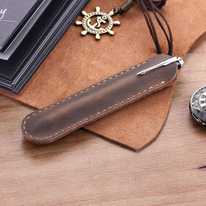 3colors Fountain Pen Holder Pen Case Pouch Soft Pen Sleeve Cover Durable Pen Case Desk Supplies - Image 4