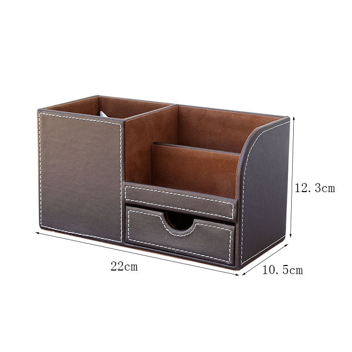 Small Leather Desk Organizer