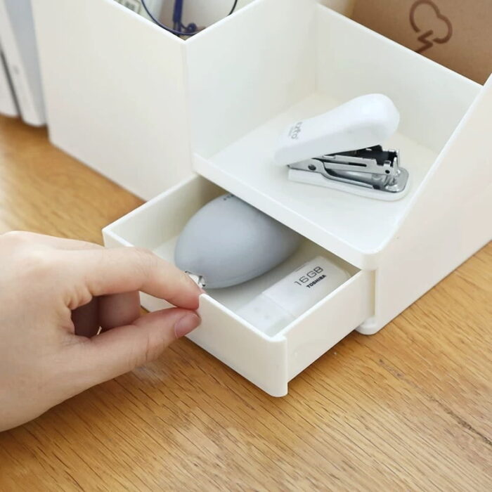 Small Plastic Desk Organizer 1pcs - Image 5
