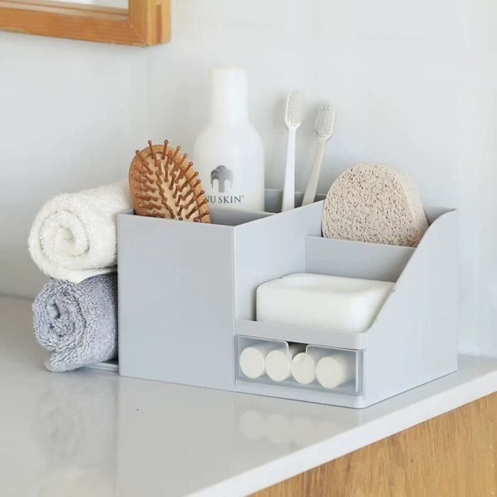 Small Plastic Desk Organizer 1pcs - Image 4