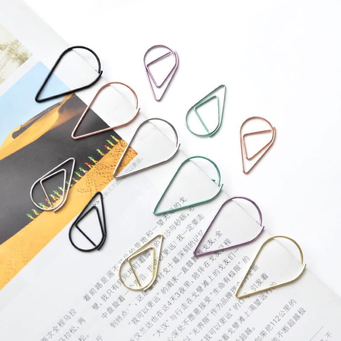 Colorful Paper Clips 10 pcs Set - Image 4