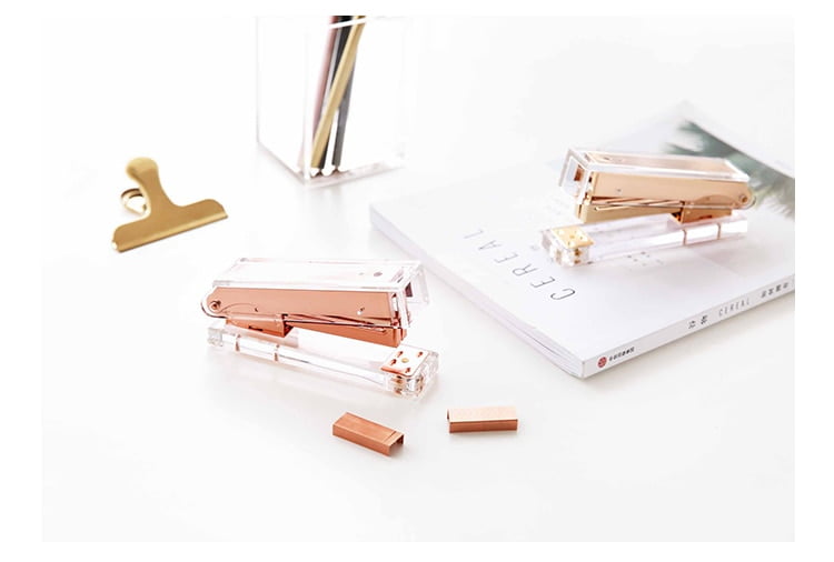 Luxury Manual Stapler in Gold and Rose Gold