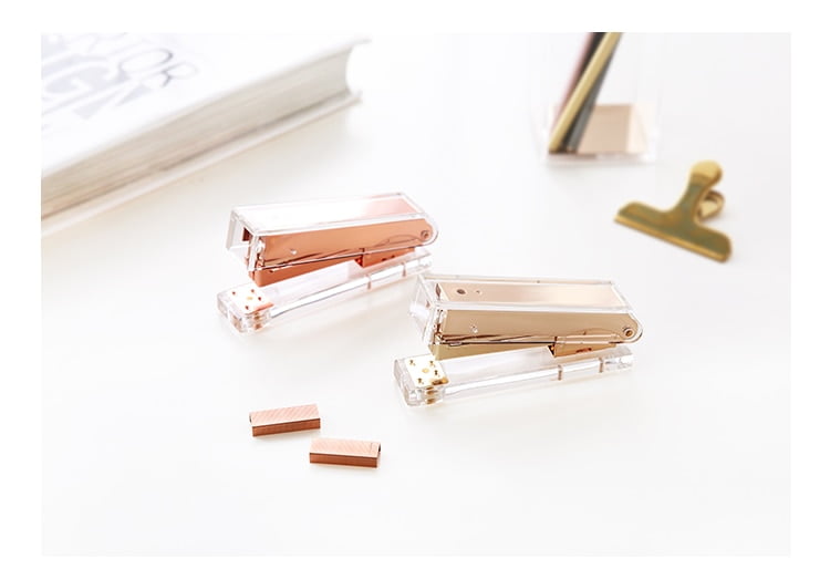 Luxury Manual Stapler in Gold and Rose Gold