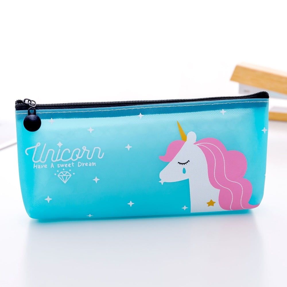 Unicorn Patterned Zipper Pencil Case Unicorn Patterned Zipper Pencil Case