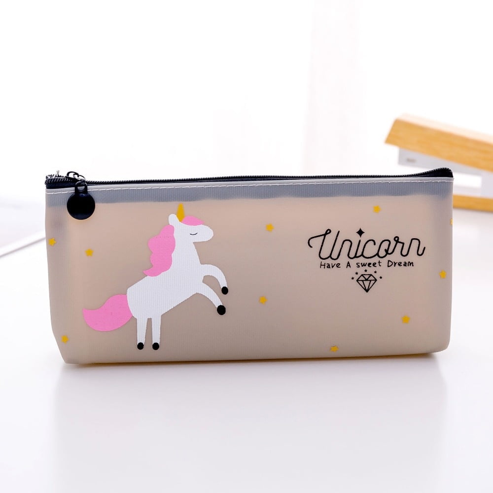 Unicorn Patterned Zipper Pencil Case Unicorn Patterned Zipper Pencil Case