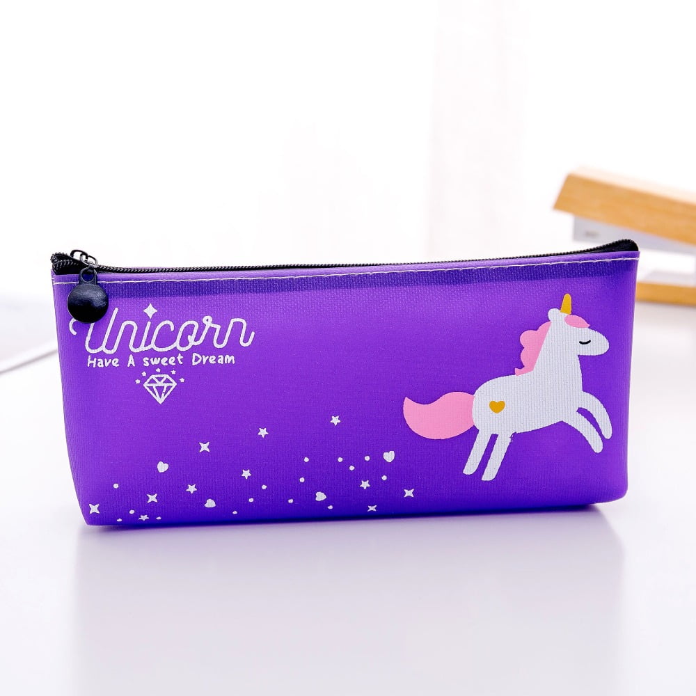 Unicorn Patterned Zipper Pencil Case Unicorn Patterned Zipper Pencil Case