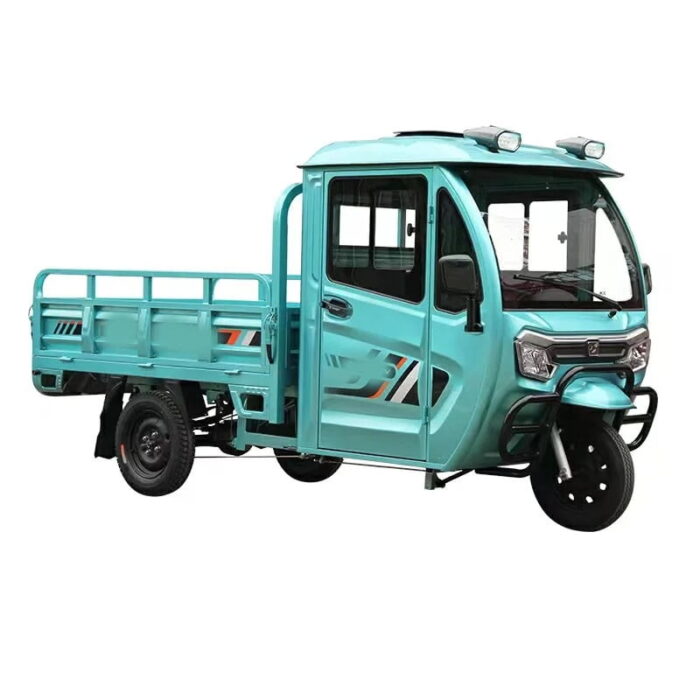 New High Quality Cheap Car Electric Tricycle for Sale Mini Tricycle Made in China Adults Blue OEM ODM 60V Eec - Image 5